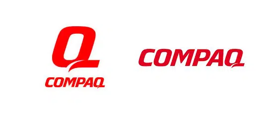compaq rebranding logo