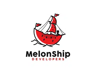 MelonShip Clever Logo Designs