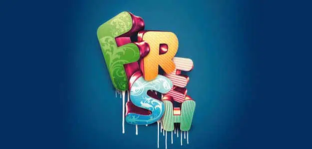 30+ Tutorials for Creating Stunning 3D Text Effects (2)