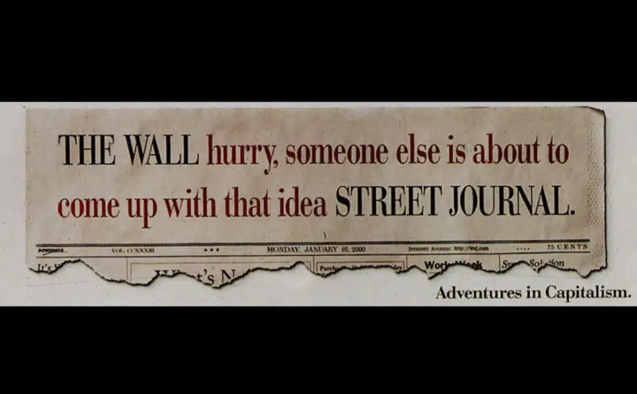Wall Street Journal Creative Text Ad