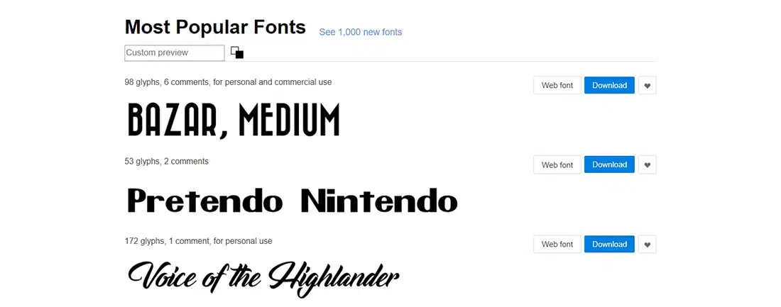 Abstract Fonts (13,866 free fonts)