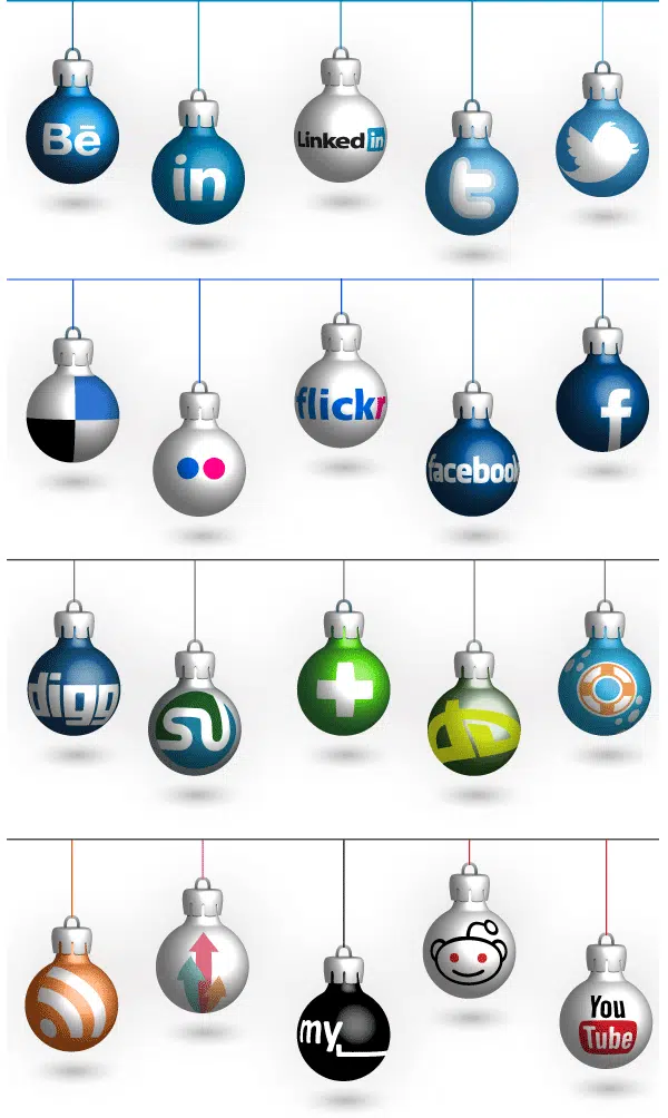 Christmas Social Icons