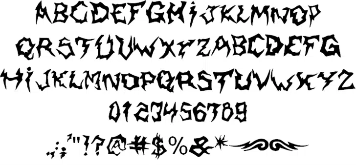 Shaman Tattoo Fonts