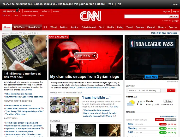 cnn News Sites
