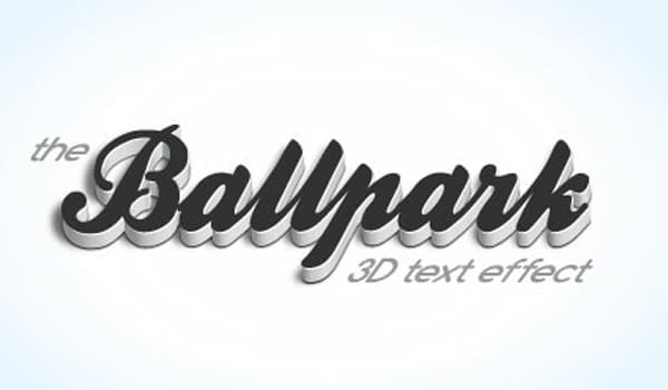 3d Photoshop Tutorials Modern 3D Text Effect