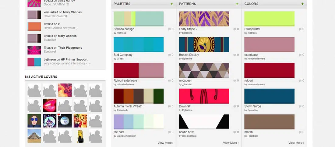 Color Trends Web Design Tools