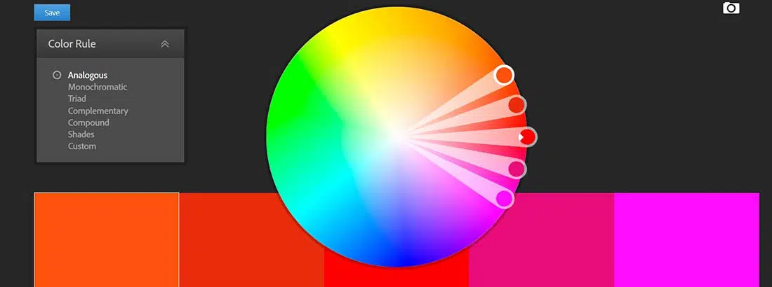 Color wheel Web Design Tools
