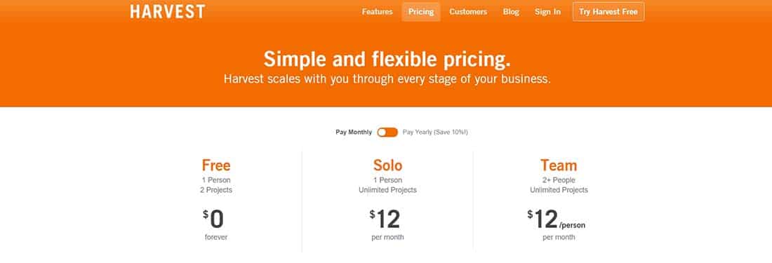 Time Tracking and Invoicing Software Pricing