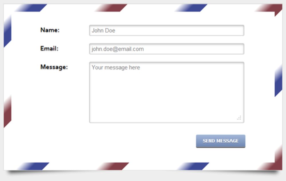 Envelope Contact Form