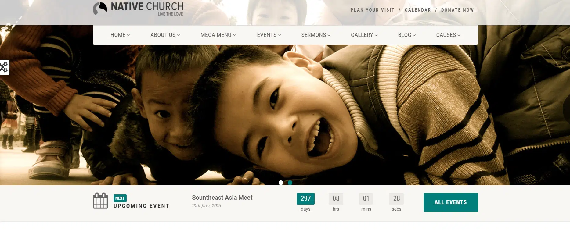 NativeChurch religious website template