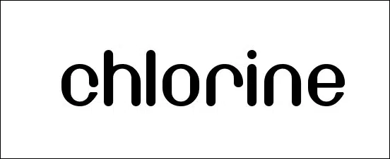 Chlorine Rounded Font