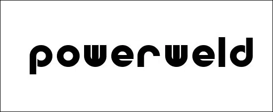 Powerweld Rounded Font