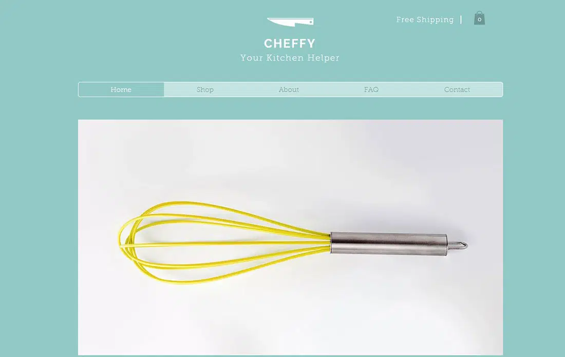 Kitchen Shop Website Templates