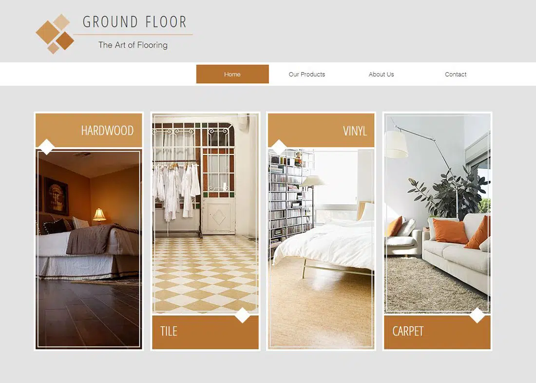 flooring company Website Templates