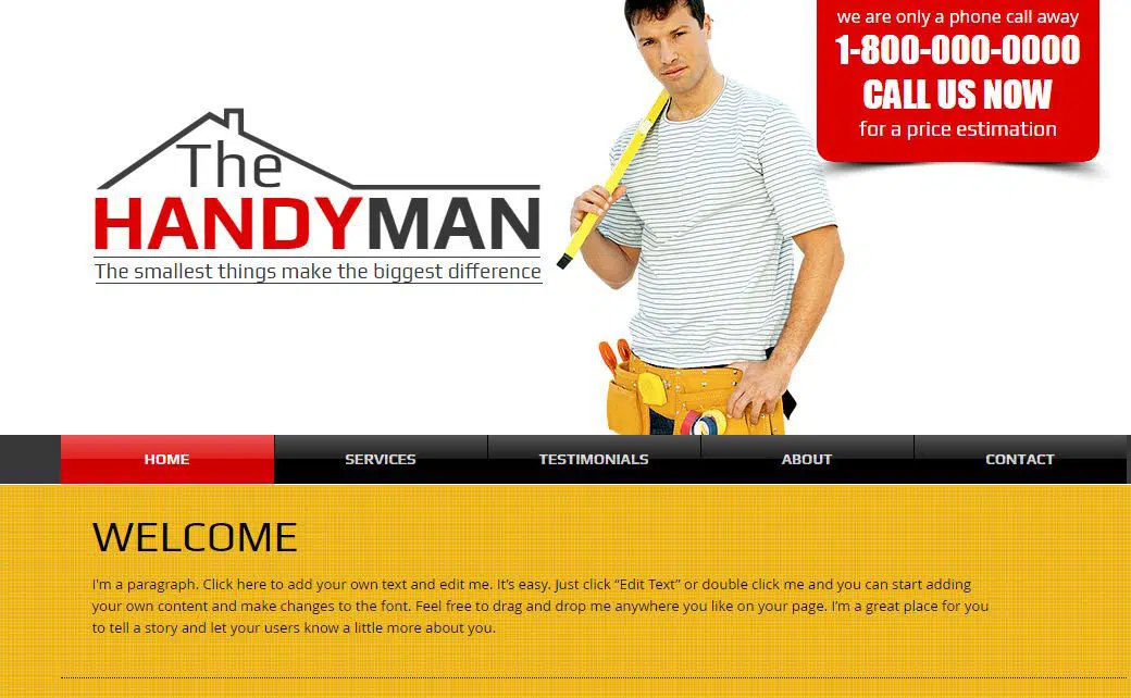 Handyman Website Templates