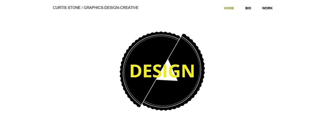 Graphic Design Website Template _ WIX