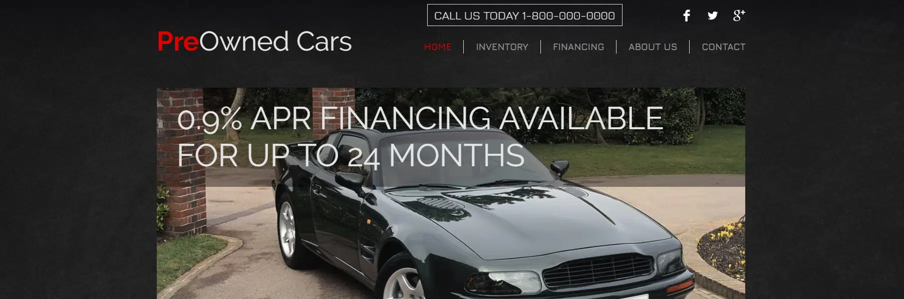 Car Dealership Website Template _ WIX