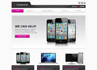 Computer Shop Website Template