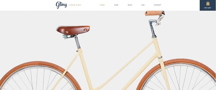 bicycle Transportation Website Templates width=