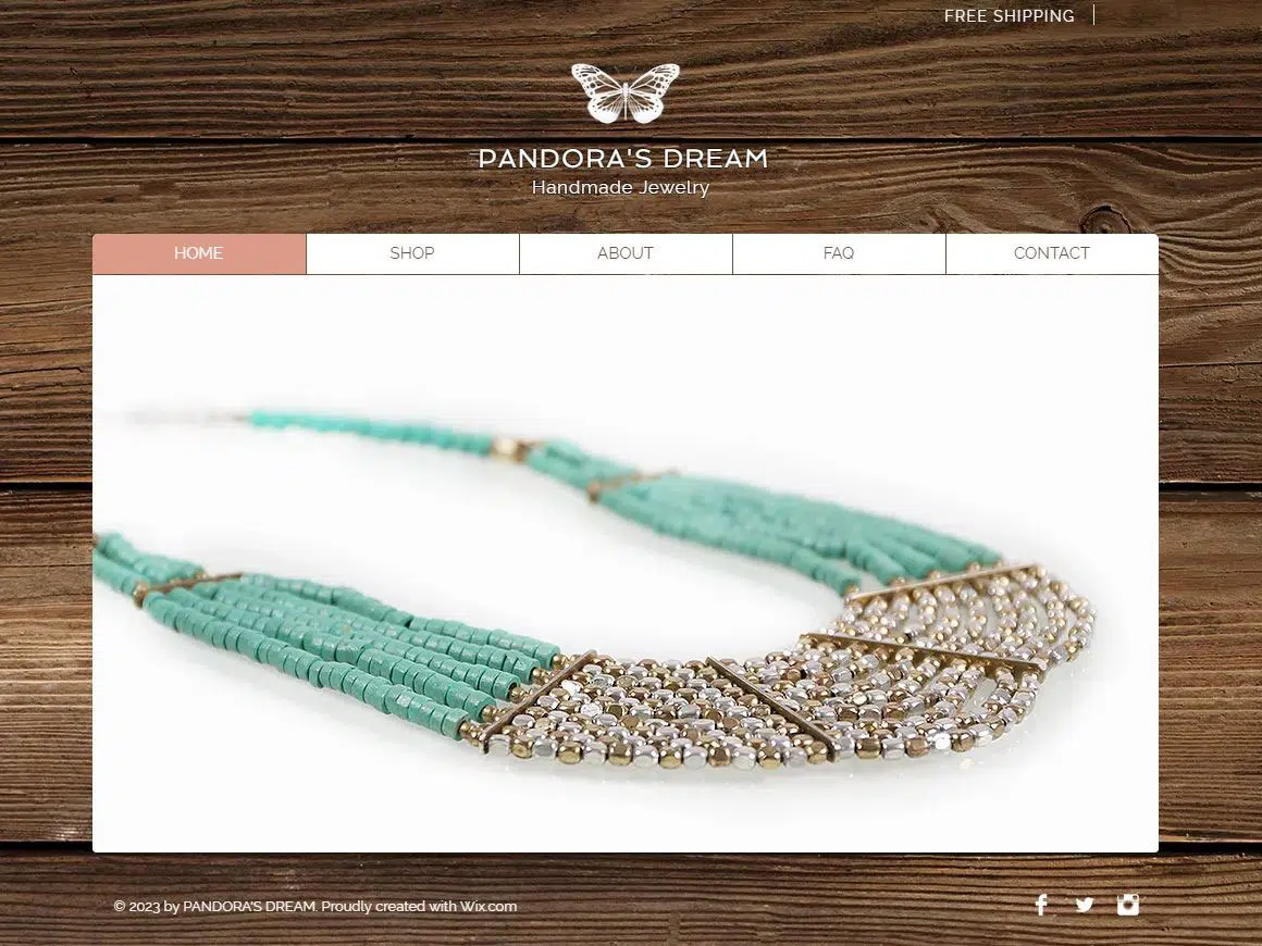 Jewelry Shop Accessories Website