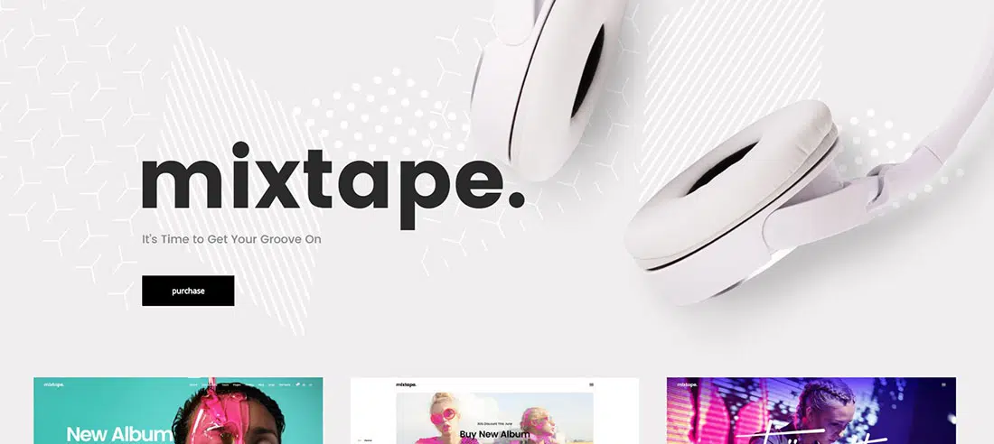 Mixtape - A Fresh Music Theme for Artists, Bands, and Festivals