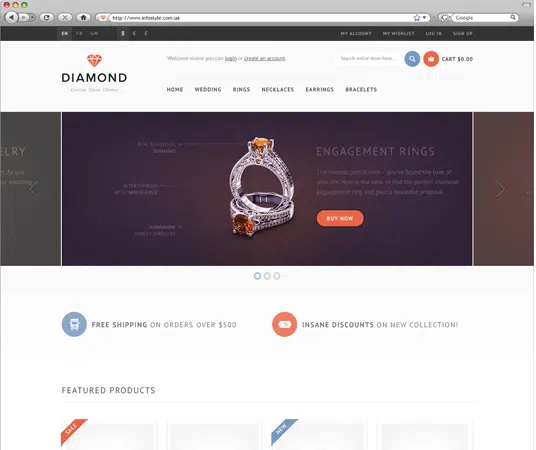 Diamond Accessories Website