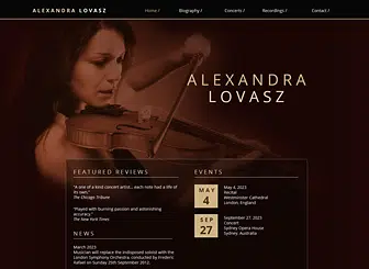 Classical Music Website Template