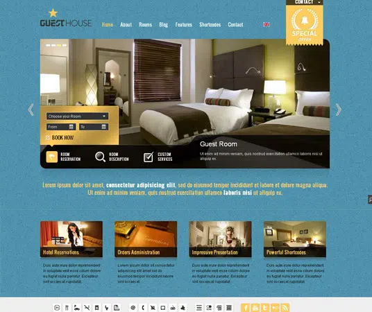 Guesthouse - Hotel & Sport Center 2in1 Premium Theme