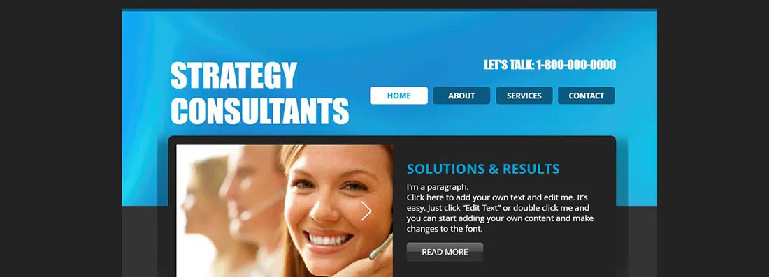 Strategy Consultant Website Template _ WIX