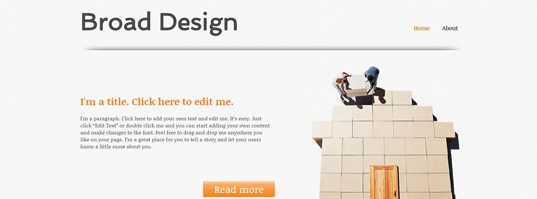 Broad Design Website Template _ WIX