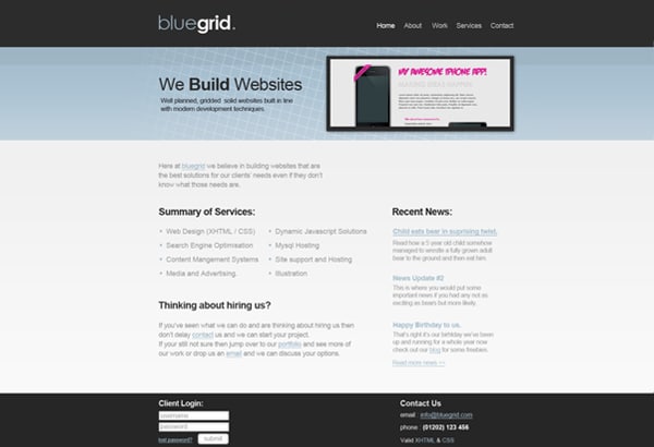 Design a Clean Web Layout with the 960 Grid