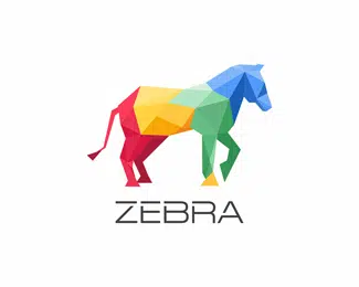 Zebra colorful logo