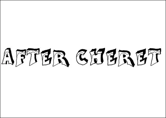 After Cheret 3D font