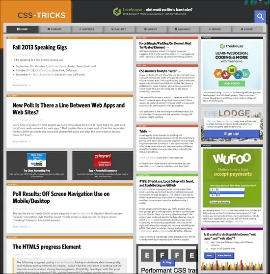 CSS-Tricks online web design courses tutorials improving your web design