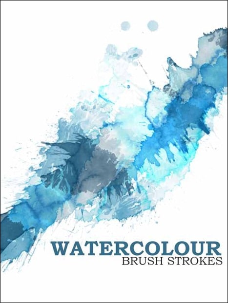 Watercolor Photoshop Brushes by Qbrushes