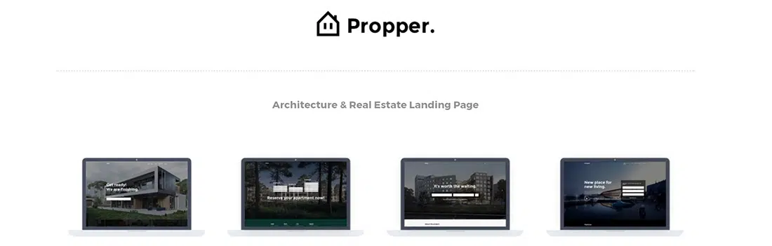 Propper - Architecture WordPress Theme Clean Portfolio Website Templates