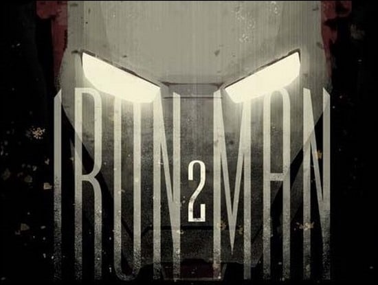 Marvel Comic Movie Iron Man poster design
