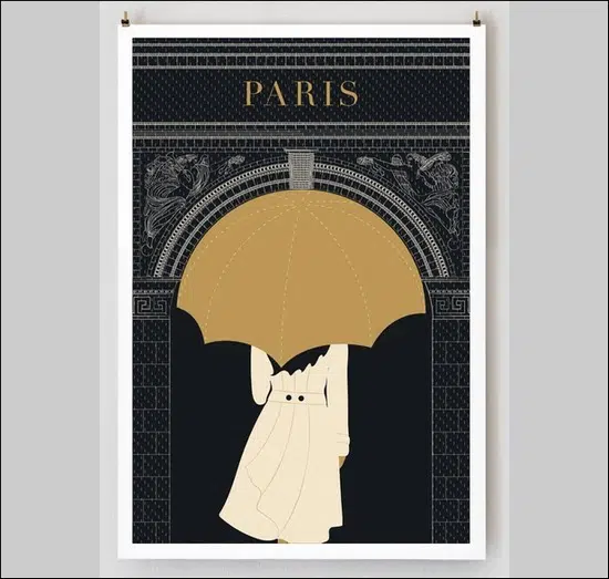 Walk in the Rain poster design