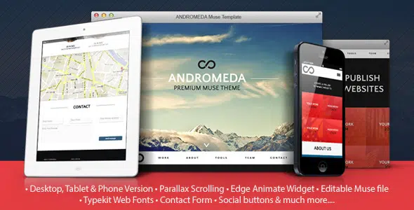 Andromeda Muse Website Template