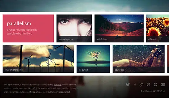 Parallelism HTML5 Responsive Template