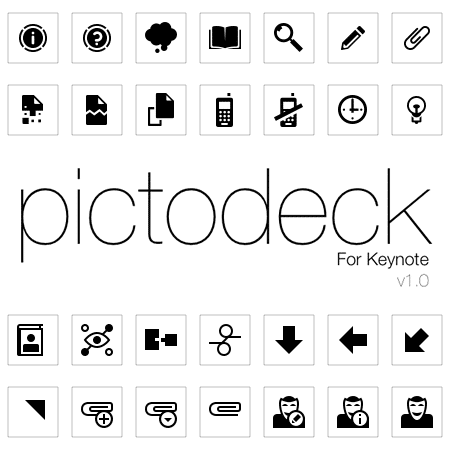 Pictodeck Clean Icon Sets