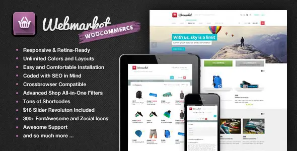 Webmarket WooCommerce Website Template