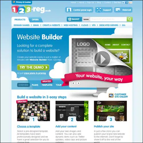 123-Reg Free Online Website Builder