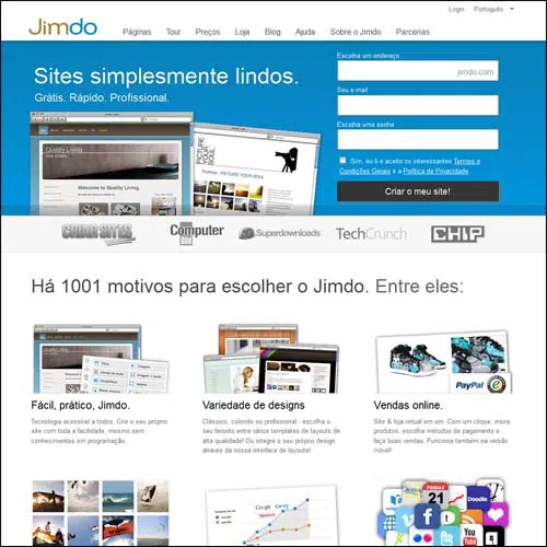 Jimdo Free Online Website Builders