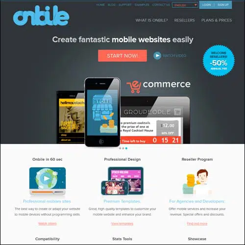 ONBile Free Online Website Builder