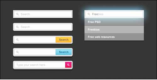 Search Forms (PSD)