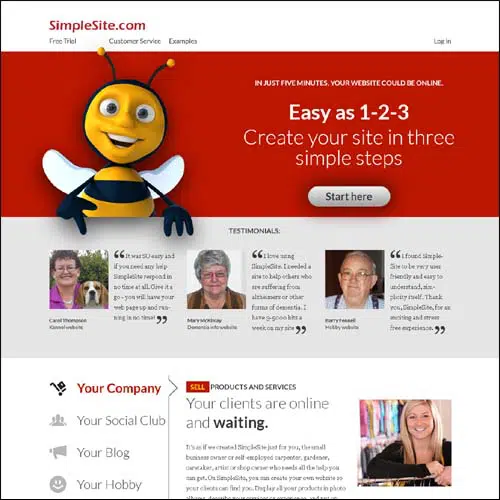 SimpleSite Website Builder