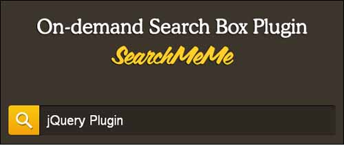 jQuery Plugin for On-demand Search Box SeacrhMeme