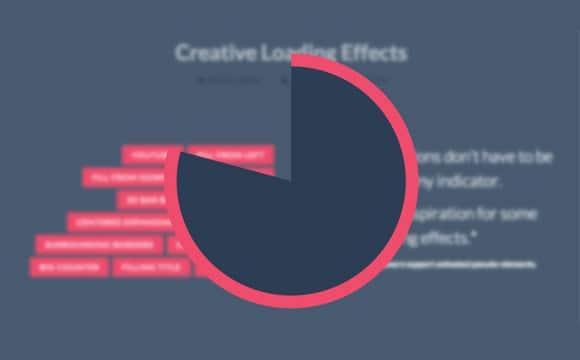 CSS creative loading effects