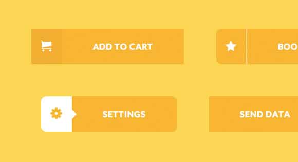 Creative buttons effects CSS
